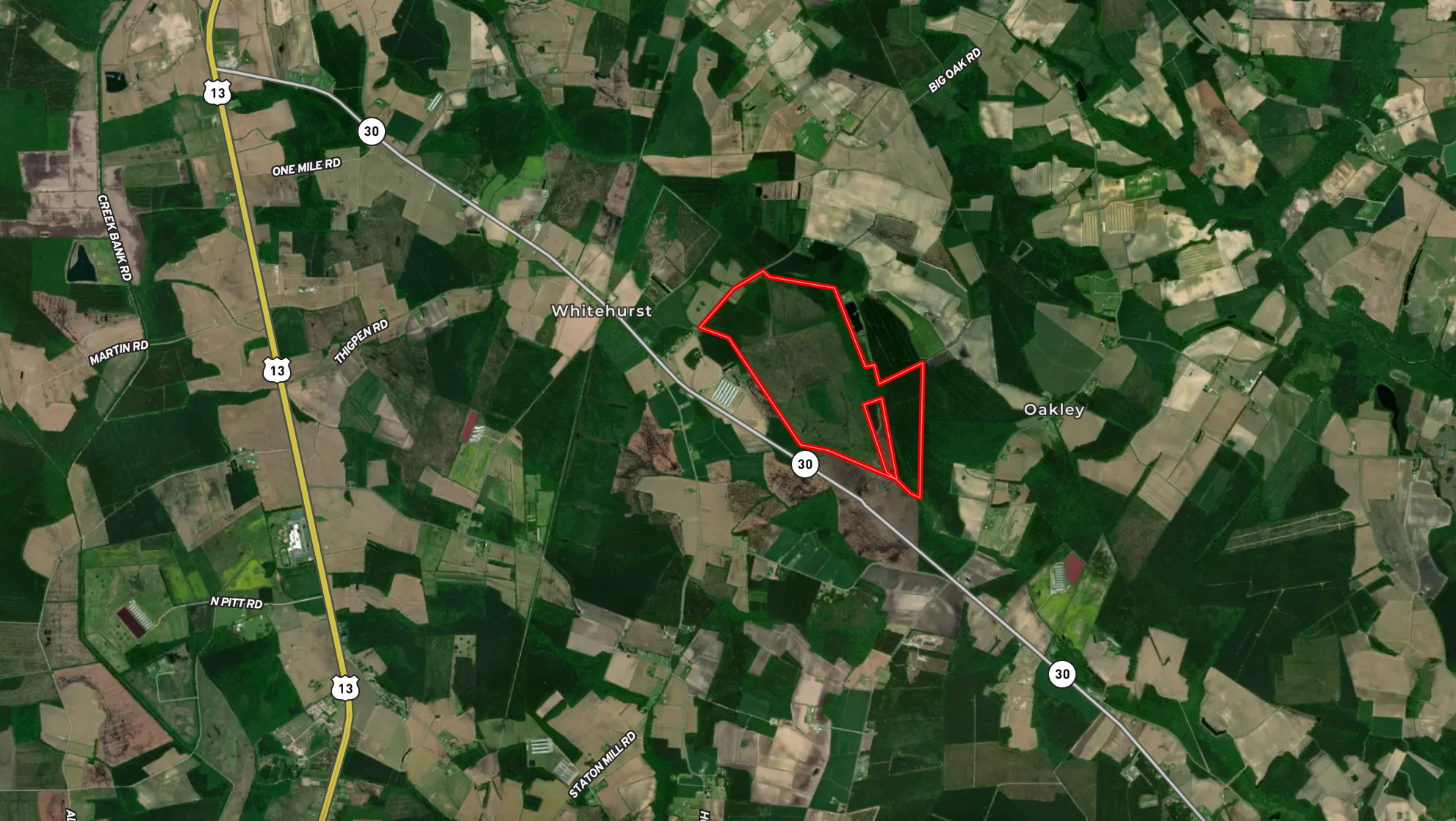470-AC Prime Hunting Land for Sale in Pitt County, NC